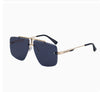 Men's Rimless Square Sunglasses — UV400 Metal Frame, 6 Colorways