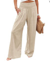 FlowEase™ Smocked Palazzo Pants 🌸✨ Comfort Meets Chic