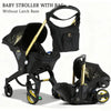 Multifunctional Baby Stroller with Free Bag,Newborn Stroller,Equipped with Chest Clip,One-Click Contraction Function,Alloy Metal Material, Foldable 4-wheel Travel Toddler Stroller, Stroller & Basket & Carrycot, Suitable for Travel #DealsForYouDays