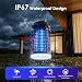 Bug Zapper Outdoor & Indoor,Cordless Portable Mosquito Zapper with Rechargeable 4800mAh Battery & Auto On/Off,Mosquito Repellent Outdoor Patio,Electric Fly Trap for Camping,Kitchen,Backyard,Patio