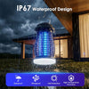 Bug Zapper Outdoor & Indoor,Cordless Portable Mosquito Zapper with Rechargeable 4800mAh Battery & Auto On/Off,Mosquito Repellent Outdoor Patio,Electric Fly Trap for Camping,Kitchen,Backyard,Patio