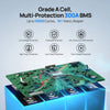 ECO-WORTHY 12V 280Ah LiFePO4 Lithium Leisure Battery with Bluetooth, Low-Temp Protection,6000+ Cycles for Motorhome, Shed