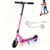 150W Electric Scooter Kids 6-12 10MPH 7Mi Range Colorful Lights Adjustable Height UL2272 1Year Warranty