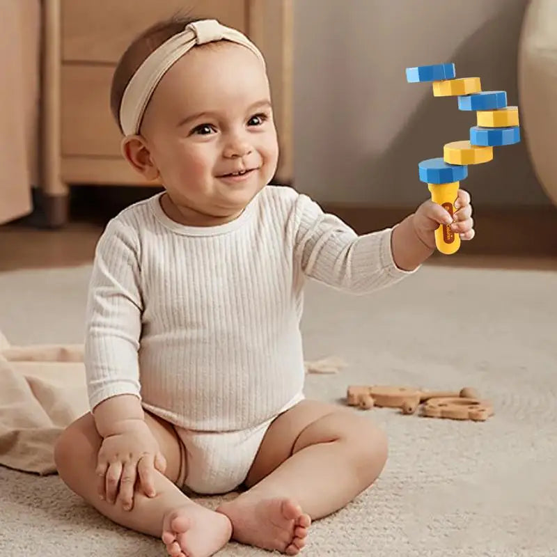 BalanceBuddy™ Wooden Stacking Challenge