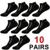 30 Pairs Men’s Ankle Socks – Breathable Mesh, Color-Block Athletic & Casual Low-Cut Socks