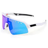 Polarized UV400 Sports Sunglasses Unisex Semi-Rimless Windproof Outdoor Eyewear for MTB Cycling Driving Hiking Trekking Goggles