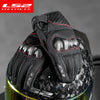Original LS2 Motorcycle Gloves Summer Mesh Breathable Motorbike Gloves Men Women TPU CE Anti-fall Touch Screen Motocross Guantes