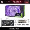 MLLSE AMD RX580 8GB 8PIN 2048SP GDDR5 256Bit PCI-E 3.0 × 16 Radeon GPU Rx 580 Placa de Vídeo Brasil