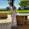 Lace Spaghetti Strap Puffy Dresses Women's Slim Sleeveless Backless Floor-length Dress 2026 New Ladies Summer Vacation Outfit