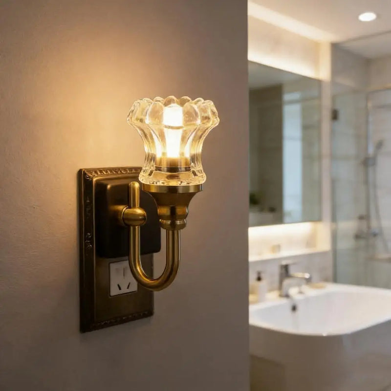 FloraGlow™ Wall Sconce 🌸✨ — Vintage Charm, Cozy Night Light