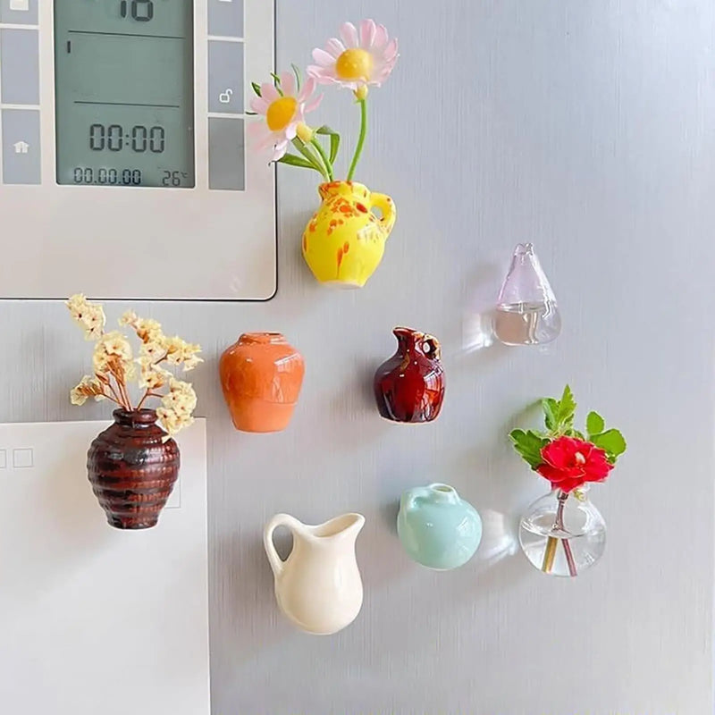MagniBloom™ Fridge Vase 🌿 — Tiny Plants, Big Charm