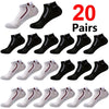 30 Pairs Men’s Ankle Socks – Breathable Mesh, Color-Block Athletic & Casual Low-Cut Socks