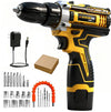Lithium battery-powered screwdriver, electric screwdriver, electric hand drill, electric impact drill, combo set, home DIY kit