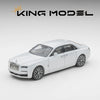 Pre-sale King Model 1:64 Ghost Black/White Die Casting Alloy Model Car