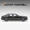 Pre-sale King Model 1:64 Ghost Black/White Die Casting Alloy Model Car