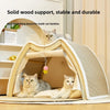 CozyClaw™ Foldable Sisal Cat House