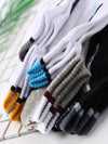 30 Pairs Men’s Ankle Socks – Breathable Mesh, Color-Block Athletic & Casual Low-Cut Socks