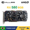 MLLSE AMD RX580 8GB 8PIN 2048SP GDDR5 256Bit PCI-E 3.0 × 16 Radeon GPU Rx 580 Placa de Vídeo Brasil
