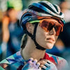 Polarized UV400 Sports Sunglasses Unisex Semi-Rimless Windproof Outdoor Eyewear for MTB Cycling Driving Hiking Trekking Goggles