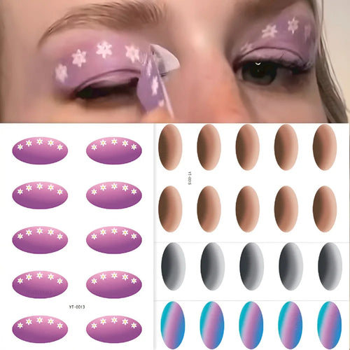 GlamPress™ Eyeshadow Stickers ✨💖 — Perfect Eye Looks in Seconds