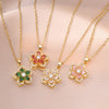 BloomSpin™ Zircon Flower Necklace 🌸💎 Elegance in Motion