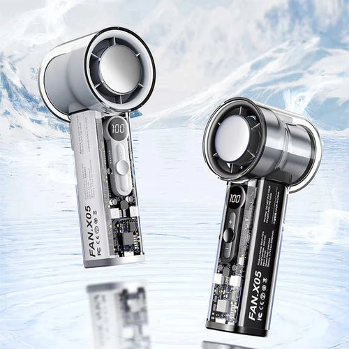 CoolBreeze™ Mini Fan ❄️ — Foldable, Portable & Rechargeable