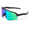 Polarized UV400 Sports Sunglasses Unisex Semi-Rimless Windproof Outdoor Eyewear for MTB Cycling Driving Hiking Trekking Goggles