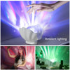 AuroraShell™ Starry Projector Lamp 🐚🌌 Dreamy Night Glow