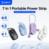 TravelZap™ Power Strip: 4 Outlets, 2 USB, 4FT Wrap