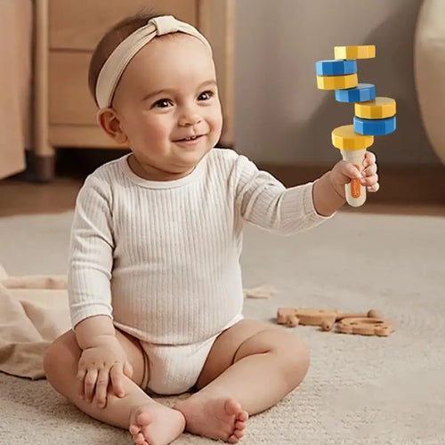 BalanceBuddy™ Wooden Stacking Challenge