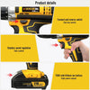 Lithium battery-powered screwdriver, electric screwdriver, electric hand drill, electric impact drill, combo set, home DIY kit