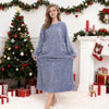 CozyBliss™ Fleece Winter Nightgown ❄️💗