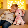 LoveMoo™ Pink Cow Plush 🐮💖 Cuddles Full of Love