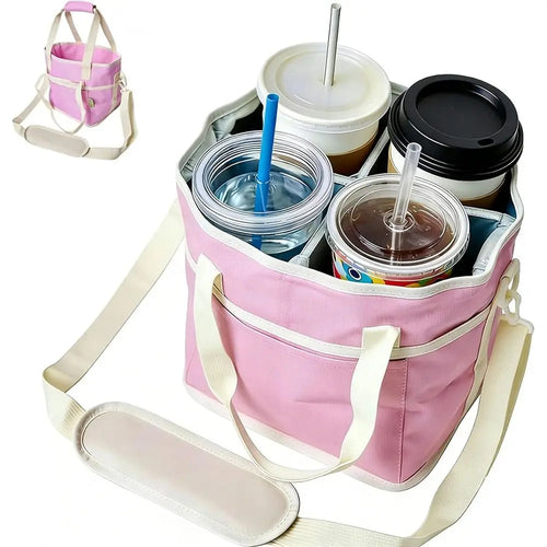 CarrySip™ Drink Carrier ☕ — 4 Cups, One Easy Trip