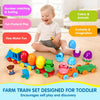SmartTracks™ Farm Animal Train 🧠🚂 Hands-On Montessori Fun