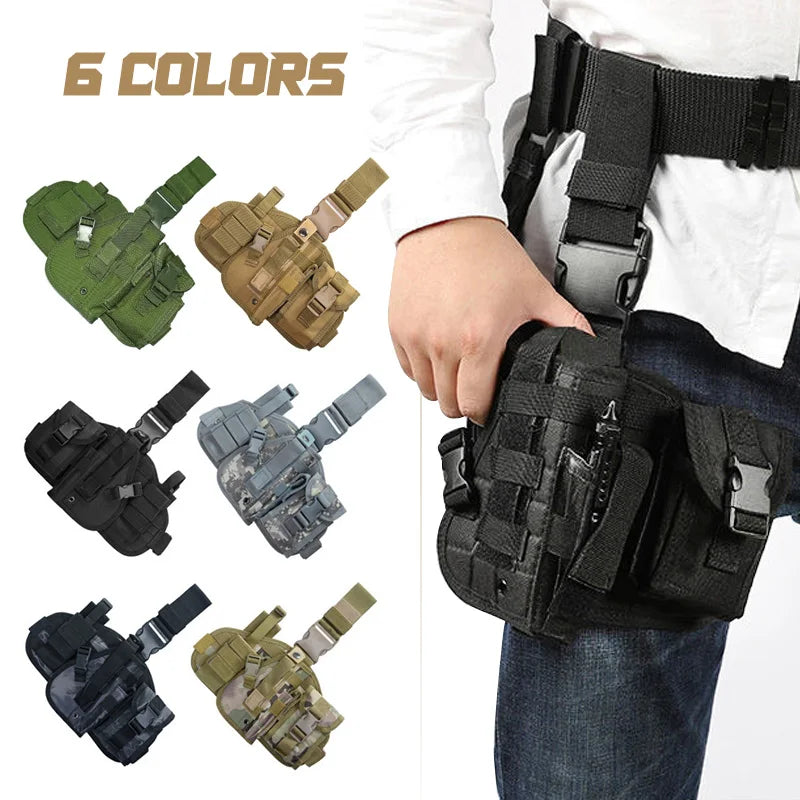 StealthGrip™ Thigh Holster 🎯 — Secure, Adjustable Tactical Carry