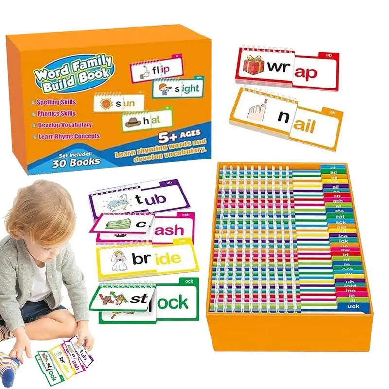 RhymeTime™ 30-Book Learning Flip Set 📚🎤
