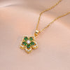 BloomSpin™ Zircon Flower Necklace 🌸💎 Elegance in Motion