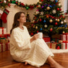 CozyBliss™ Fleece Winter Nightgown ❄️💗