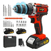 Lithium battery-powered screwdriver, electric screwdriver, electric hand drill, electric impact drill, combo set, home DIY kit