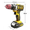 Lithium battery-powered screwdriver, electric screwdriver, electric hand drill, electric impact drill, combo set, home DIY kit