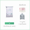 VacuPack™ 3D Bags 📦 — No Pump, Maximum Space Saving