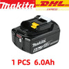 Original Makita DFN350 Cordless Brad Nailer 15-35mm Nails Lightweight Compact for Trim & Finish Carpentry