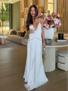 Elegant Deep V-neck Backless Long Dress Women Solid Spaghetti Strap Sleeveless Sling Dresses 2026 Lady Holiday Party Vestidos