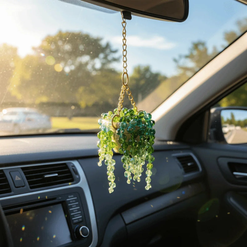 SunBloom™ Suncatcher 🌞✨ — Sparkling Plant Charm Décor