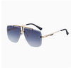 Men's Rimless Square Sunglasses — UV400 Metal Frame, 6 Colorways