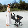 Multifunctional Baby Stroller with Free Bag,Newborn Stroller,Equipped with Chest Clip,One-Click Contraction Function,Alloy Metal Material, Foldable 4-wheel Travel Toddler Stroller, Stroller & Basket & Carrycot, Suitable for Travel #DealsForYouDays