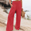 FlowEase™ Smocked Palazzo Pants 🌸✨ Comfort Meets Chic