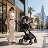 Portable Reversible Baby Stroller - Lightweight Folding Infant Pushchair with Adjustable Recline, Durable Metal Frame, Compact Travel Design, Infant Car Seat Compatibility for Daily Outdoor & Shopping Use