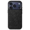 iPhone Alcantara Case - Deep Black